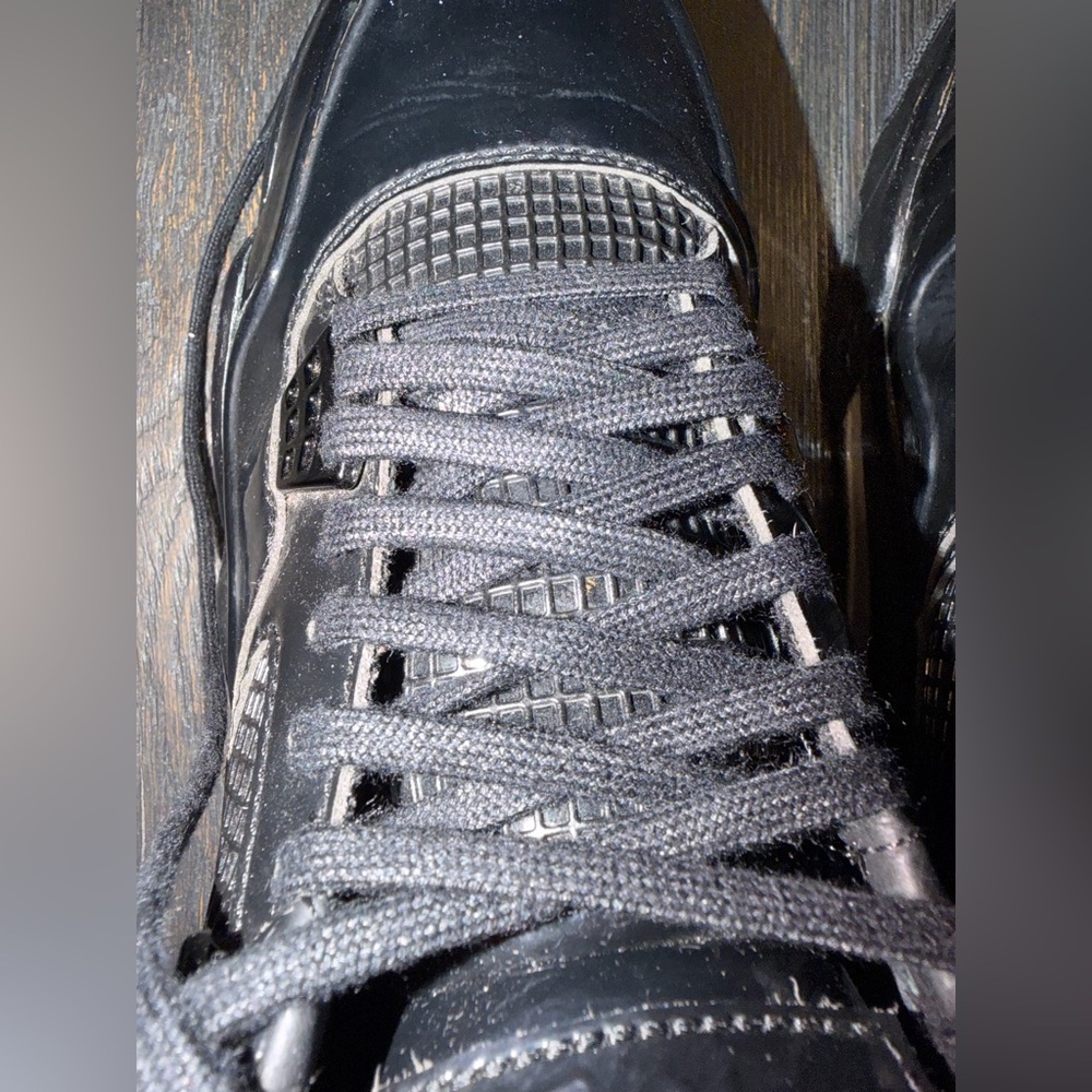 Jordan 4 11Lab4 Black Patent Leather Style - size 9 men’s - Picture 8 of 8